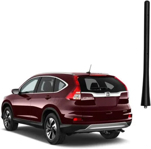 Mástil de antena de 7 pulgadas compatible con modelos Honda Acura Mazda Subaru Select, reemplazo directo, antena de techo corto, goma flexible negra