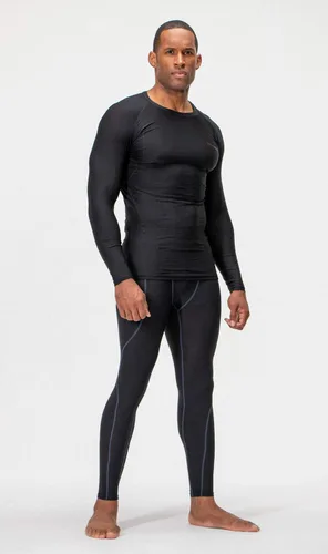 Vista 2 de DEVOPS 3 Pack Men's UPF 50+ Long Sleeve Compression Shirts, Water Sports Rash Guard Base Layer, Athletic Workout Shirt