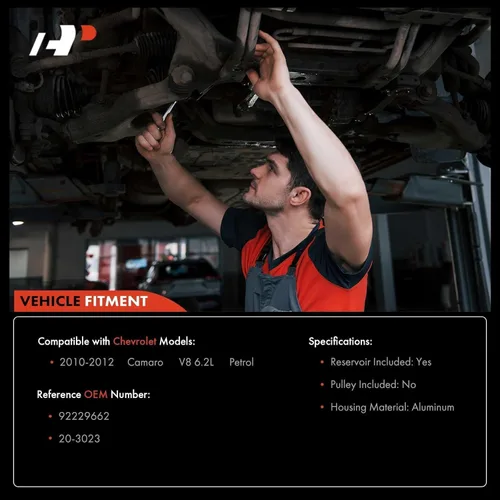 Vista 2 de A-Premium Bomba de dirección asistida, con depósito, compatible con Chevrolet Camaro SS 2010 2011 2012, V8 6.2L Gasolina