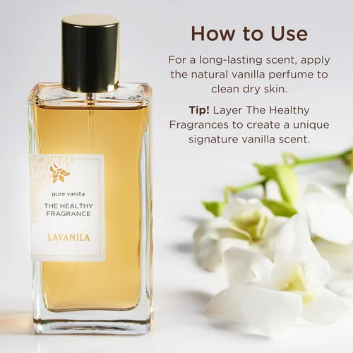Vista 5 de Lavanila Pure Vanilla Perfume para mujer, 1.7 onzas líquidas + 0.32 onzas líquidas – Perfume de vainilla limpio, Eau de Parfum de mujer de larga