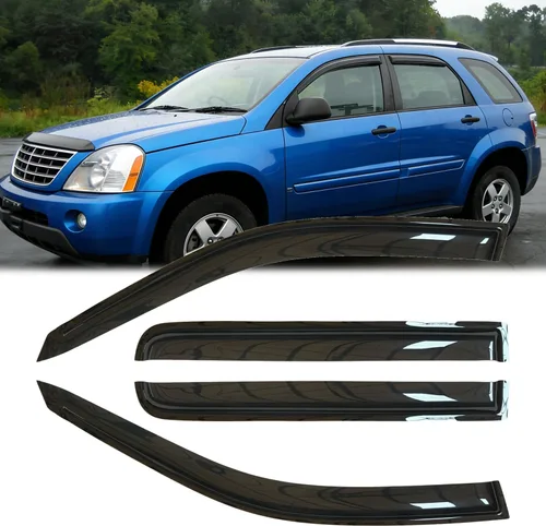 Vista 16 de 2 piezas de deflectores de viento originales irrompibles a prueba de lluvia para ventanas laterales del Camaro 10-25, juegos de protectores