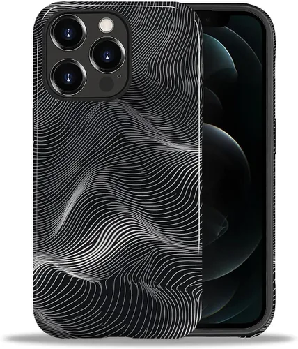 Vista 98 de ZHEGAILIAN Funda para iPhone 11, carcasa dura a prueba de golpes + silicona suave 2 en 1 híbrida, parachoques a prueba de caídas - Vidrio manchado