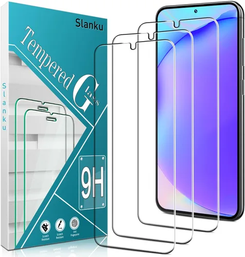 Vista 16 de Slanku Paquete de 3 protectores de pantalla para Samsung Galaxy S20 FE, vidrio templado S20 FE 5G, compatible con lector de huellas dactilares, sin