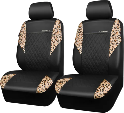 Vista 18 de CAR PASS Fundas de Asiento de Cuero - Juego Completo de Fundas para Asientos de Coche Universales con Acolchado, con Espuma Compuesta de 5mm