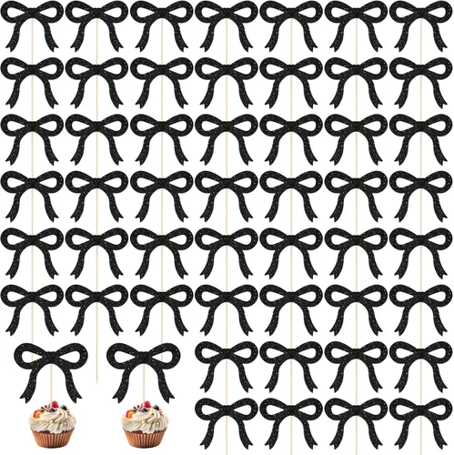 Vista 8 de 100 piezas de decoración para cupcakes de concientización sobre el cáncer de mama con purpurina de doble cara rosa roja rosa cinta rosa rosa