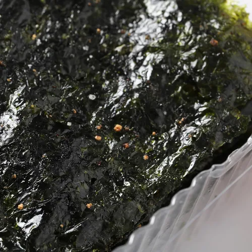 Vista 4 de Nicos Bocadillo coreano de algas (paquete de 18), aperitivo sazonado asado, comida coreana, aperitivo de mar para niños y adultos Deliciosamente