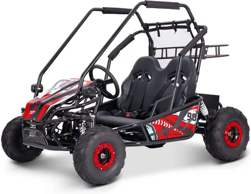 Vista 9 de MotoTec Mud XL 60v 2000w Electric Go Kart Full Suspension Blue Azul