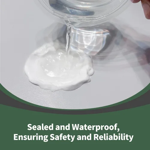 Vista 6 de Masilla selladora impermeable, paquete de 8 masillas de sellado blanco, sellado de conducto impermeable, barro de reparación rápida para conexión