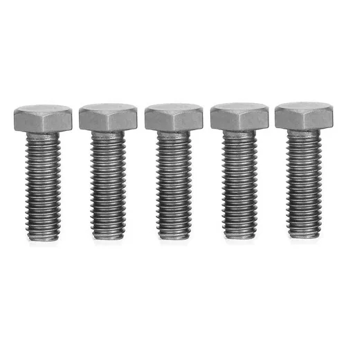 Vista 2 de Tornillos universales M7 Tornillos de cabeza hexagonal de 0.039 pulgadas de paso fino Tornillo de acero inoxidable (M7x25-1.0 / SS)