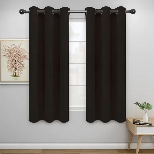 Vista 384 de Easy-Going - Cortinas opacas para dormitorio, aislamiento térmico sólido con ojales, cortinas de ventana para reducción de ruido, cortinas