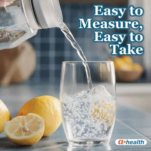 Vista 5 de A+Health Magnesium Citrate Oral Solution, Saline Laxative, Lemon Flavor, Made in USA, Dye-Free, Sugar Free, 1 Bottle, 10 Fl Oz