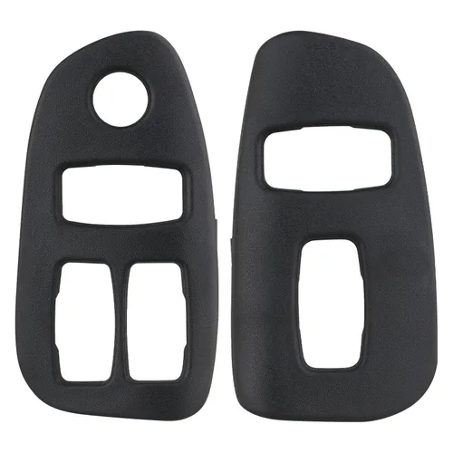 Cubierta de bisel para interruptor de control de ventana para panel de puerta lateral del conductor y pasajero, compatible con Chevrolet Chevy