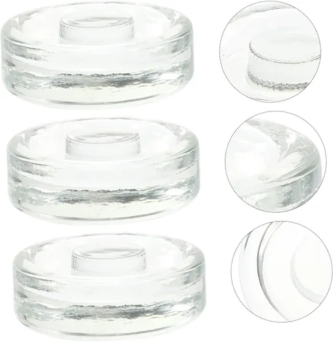 Vista 5 de 3pcs Mason Jar Stone Pressing Food Containers Wine Fermentating Vegetales Sellado Tapas de boca ancha Mason Jar Tapas Suministros de conservas