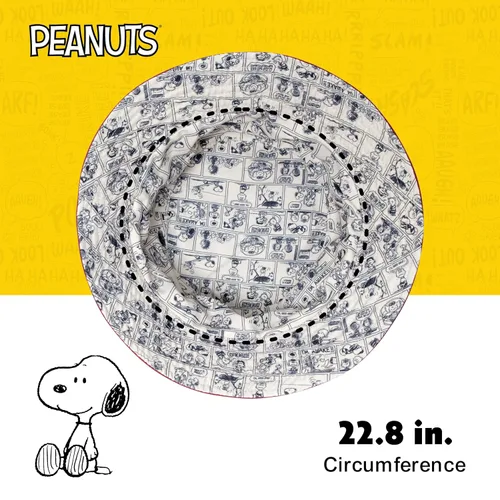 Vista 5 de Concept One Women's Peanuts Sleeping Snoopy Denim Adult Bucket Hat