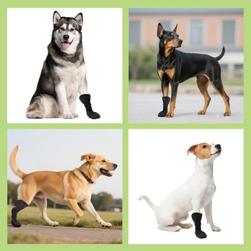 Vista 6 de Snugrance Botas de recuperación para perros, heridas y heridas, protectores