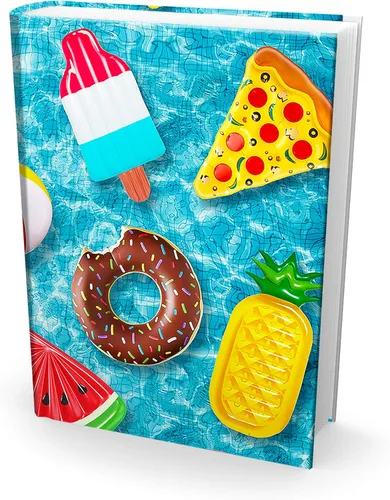 Vista 17 de Fácil de aplicar, fundas reutilizables para libros, 1 paquete. Las mejores chaquetas jumbo de 9 x 11 pulgadas para libros de texto para el regreso a