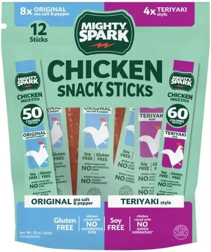 Mighty Spark Variedad de palitos de pollo Teriyaki, 12 unidades