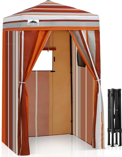 Vista 31 de EAGLE PEAK Flex - Toldo emergente ultra compacto de 4 x 4, refugio solar, vestidor, toldo cabana portátil de privacidad para piscina, sesiones