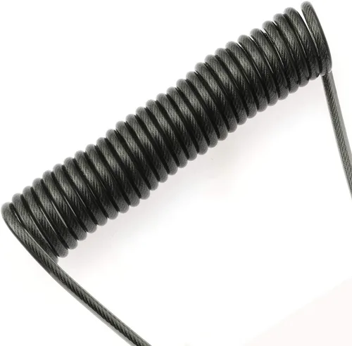 Vista 3 de Cordón en espiral para pesca, alambre de acero inoxidable, cuerda de mano perdida, gancho telescópico para prevención de pérdidas, accesorios