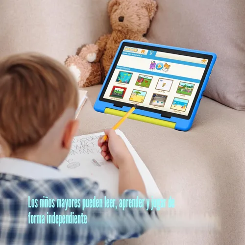 Vista 7 de Tablet para niños, tablet Android 14 para niños de 10 pulgadas Octa-Core con estuche, 64GB 1TB de tarjeta TF expandible para niños pequeños, control