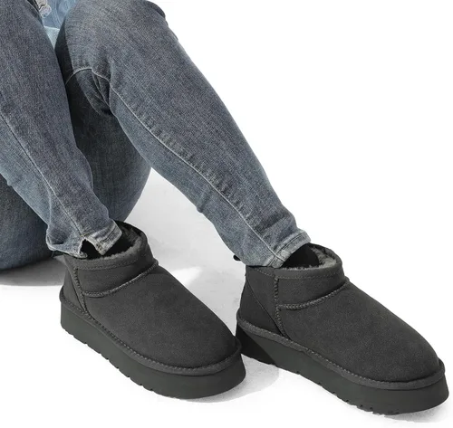 Vista 7 de DREAM PAIRS Botas de nieve para mujer, botas de invierno con plataforma y forro de piel sintética