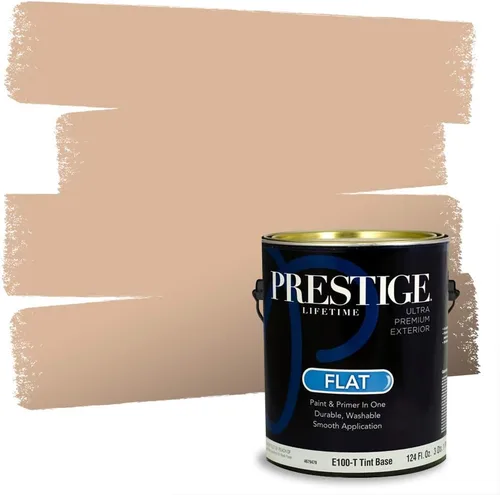 Vista 67 de PRESTIGE Pintura exterior e imprimación en uno, bronceado Aberdeen, plano, 1 galón