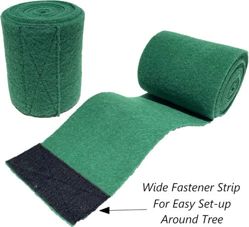 Vista 4 de Lily's Things Protectores de árbol para Ninja Slackline (juego de dos) 9 pies de longitud Protector de tronco de árbol, protector de árbol