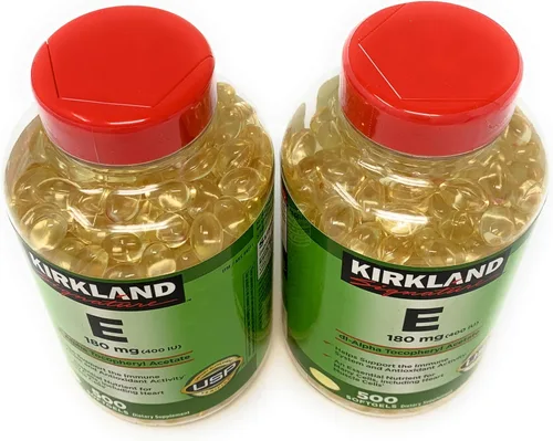 Vista 4 de Vitamina E 400 lu Kirkland Signature™ 500 cápsulas blandas