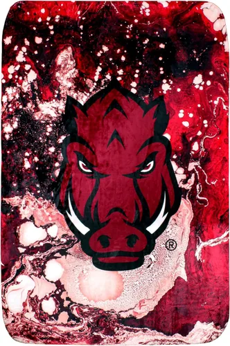 College Covers Everything Comfy Arkansas Razorbacks Color Swept Manta Suave de Tiro, 30" x 40"