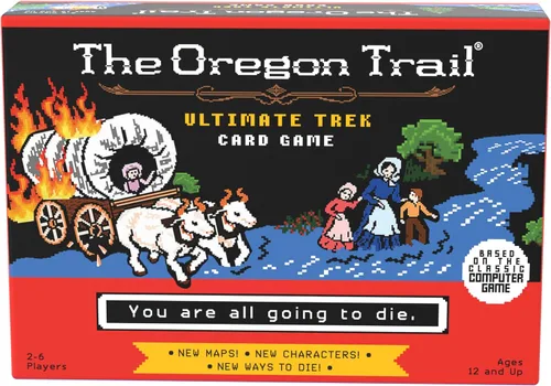 Goliath The Oregon Trail: Ultimate Trek Card Game | Basado en el clásico juego de computadora | Nuevos mapas y personajes | 2-6 jugadores, a partir