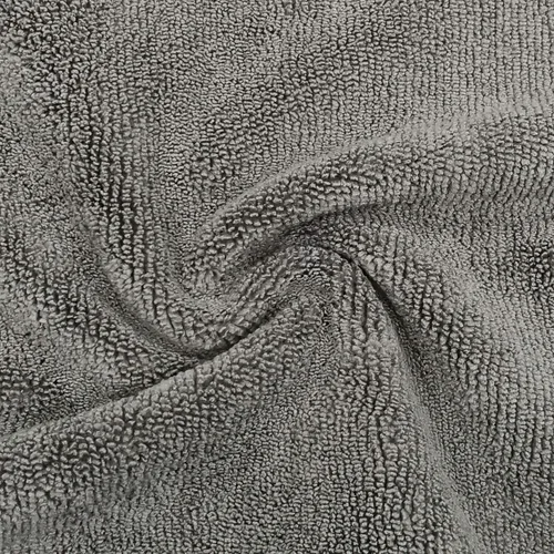 Vista 3 de POLYTE Toalla de limpieza de microfibra (16 x 24, paquete de 6, profesional, azul, camello, gris)