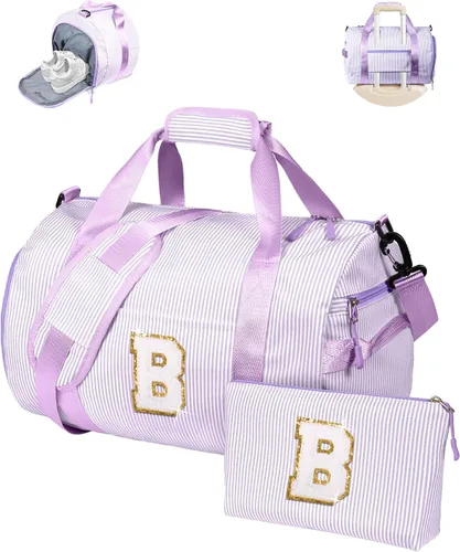 Vista 24 de Regalo para Adolescentes, Bolsa de Viaje para Niñas, Bolsas de Fin de Semana para Niños con Compartimento para Zapatos, Bolsa de Fin de Semana