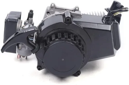 Vista 2 de Motor de 2 tiempos 49CC Racing Motor completo Motor de arranque motorizado Kit de motor de bicicleta para bicicleta de bolsillo, Mini Dirt Bike ATV