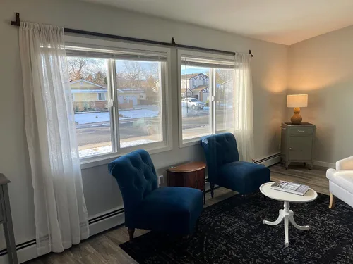 Vista 6 de Keyaiira - Black Curtain Rod Holder Leather Curtain Rod Bracket Holders Leather Loop Strap for Wall Boho Pole Hanger Wall Blanket Display Farm House