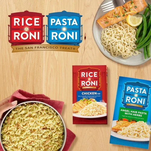Vista 4 de Pasta Roni, Cabello de ángel de mantequilla y ajo, cajas de 4.7 onzas (paquete de 12)