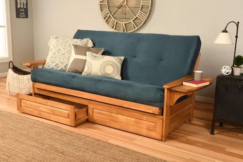 Vista 16 de Kodiak Furniture - Juego de futón, blanco, Madera Tela, Canadá