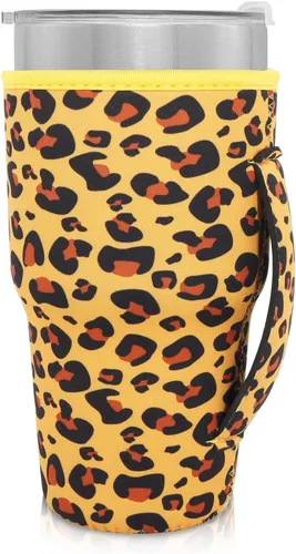 Vista 93 de Fundas Aislantes de Neopreno Portavasos con Asa para Vasos Tumbler de 20oz, Funda Reutilizable para Café Helado Para Tazas de Café de 30oz - 32oz