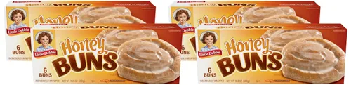 Vista 6 de Little Debbie Bollos de miel, 6 pasteles envueltos individualmente, caja de 10.6 onzas