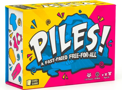 Piles – Juegos de cartas – Juegos familiares – para niños de 8 años en adelante – para adultos – Noche de juegos en familia – Viajes y juego de