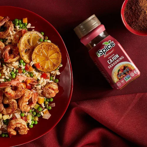 Vista 8 de iSpice - CONDIMENTO CAJÚN Sin Azúcar Mezcla de Súper Especias Sabor Mundial Completamente Natural Listo para usar tal como está No es