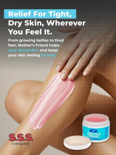 Vista 7 de 1 paquete de crema corporal y piel para madres amigas, para piel estirada y seca durante el embarazo