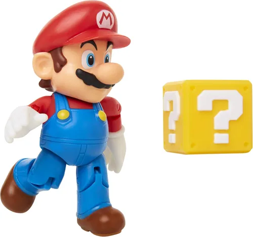 Vista 8 de Super Mario Nintendo 4" con bloque de preguntas