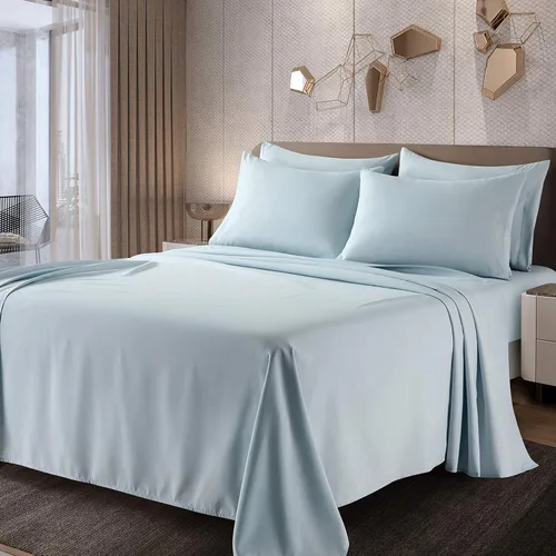 Vista 6 de SiinvdaBZX Juego de 4 fundas de almohada de microfibra de 1800 hilos, tamaño Queen, fundas de almohada con cierre de sobre, ultrasuaves y de fácil