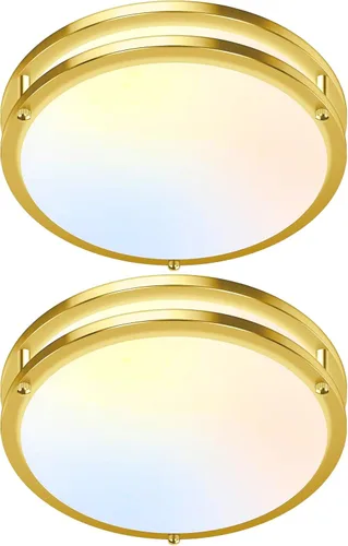 Vista 12 de Lámparas de techo empotradas de 12 pulgadas, lámparas de techo regulables de 36W 3200LM en negro para montaje en techo, 3000K-5000K seleccionables