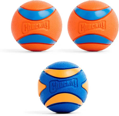 Vista 11 de Chuckit! Juguetes de pelota ultra para perros con cubo de limpieza Chuckit!, juguetes de búsqueda rebotantes para mascotas para perros de 20-60