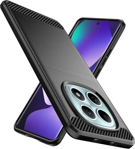 Vista 8 de Designed for Xiaomi Poco X8 Pro Max Case,Flexible TPU [Brushed Texture] [Anti-Slip] Shockproof Military Protection Bumper Phone Case,Slim Case Cover