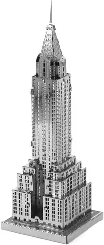 Vista 2 de Fascinations Metal Earth Chrysler Building 3D Kit de modelo de metal