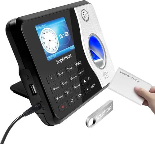 Vista 5 de Tarjetas RFID compatibles con reloj de tiempo MB1, MB2, TC1, TC2, TC7 – Insignias finas de proximidad RFID para empleados HapAttend H1, H2, H3