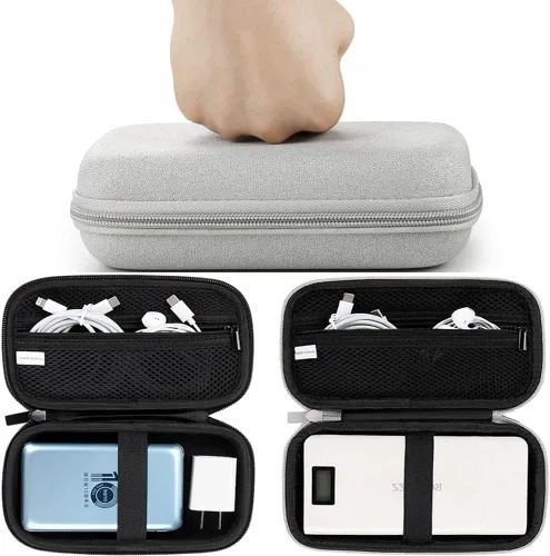 Vista 7 de Organizador electrónico de viaje bolsa organizadora electrónica bolsa organizadora de accesorios electrónicos impermeable bolsa organizadora