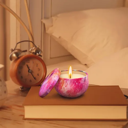 Vista 9 de Velas de aromaterapia para 9 unidades, velas aromáticas en frasco, regalos para mujeres, juego de velas perfumadas para el hogar, para San Valentín